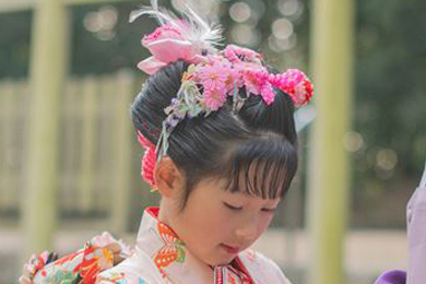 7歳女の子ヘアアレンジ1